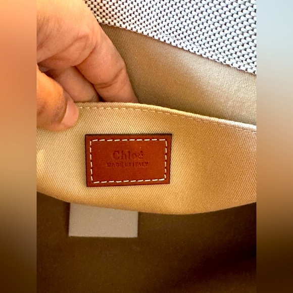 Chloe medium size woody canvas tote. Authenticity card and dust bag included. - Picture 4 of 6